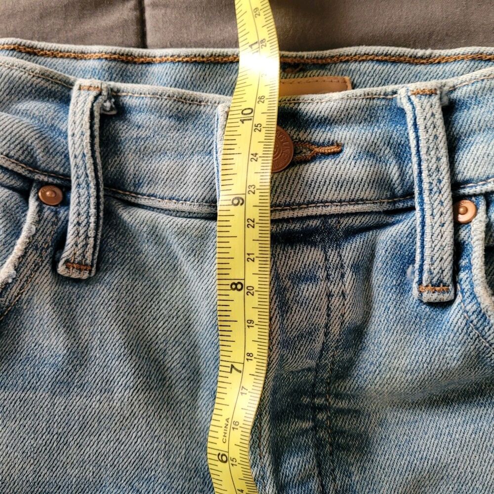 Mother The Tomcat Skimp California Cruiser Straight Leg Jeans Size 26 Flaw Stain - Picture 8 of 11